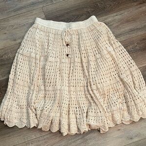 Nicole Miller Artilier Crochet Skirt size medium